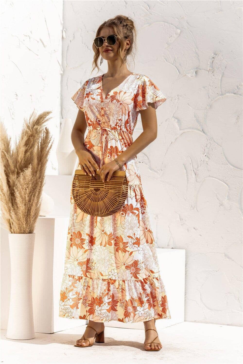 Dames Zomerjurk – Bloemenprint Dames Zomerjurk – Bloemenprint La Belge